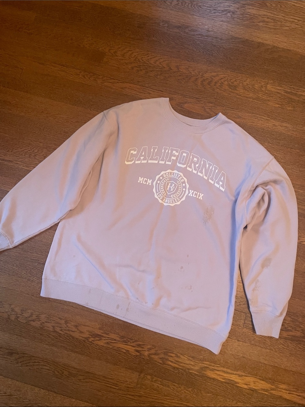 California Graphic Crewneck Sweatshirt - Light Lavender